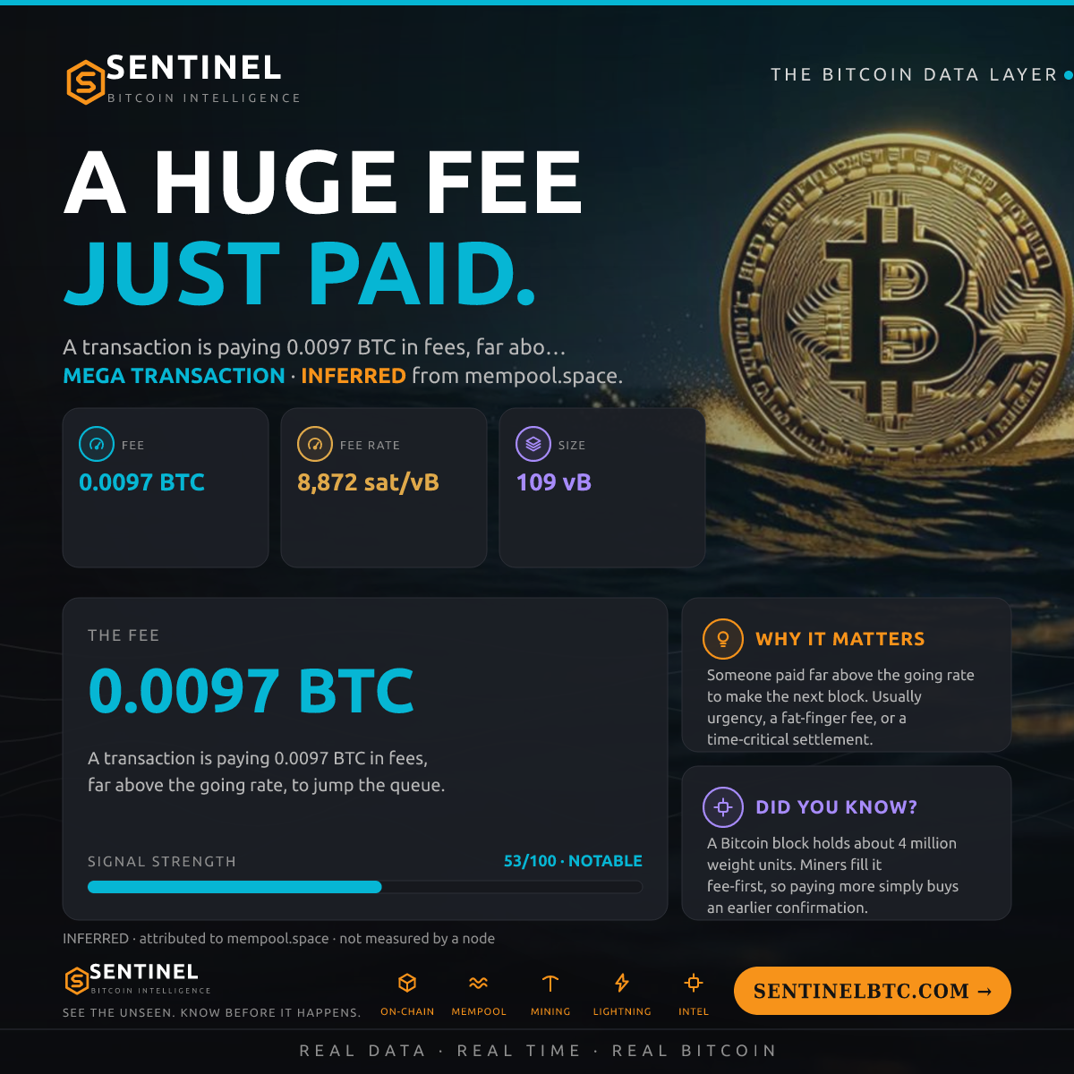 0.0097 BTC FEE PAID